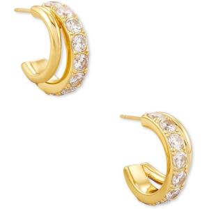 Kendra Scott Livy Huggie Earrings(GOLD METAL)