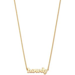 Kendra Scott Howdy Pendant Necklace in 18k Gold Vermeil, Fine Jewelry for Women