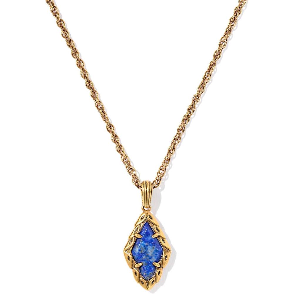 imageKendra Scott Adeline Short Pendant Necklace Fashion Jewelry for WomenBLUE LAPIS