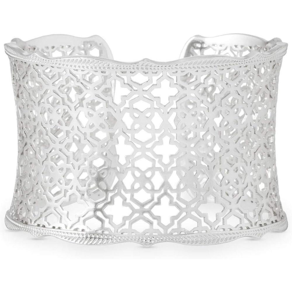 imageKendra Scott Candice Cuff Bracelet for WomenRHODIUM  RHODIUM METAL