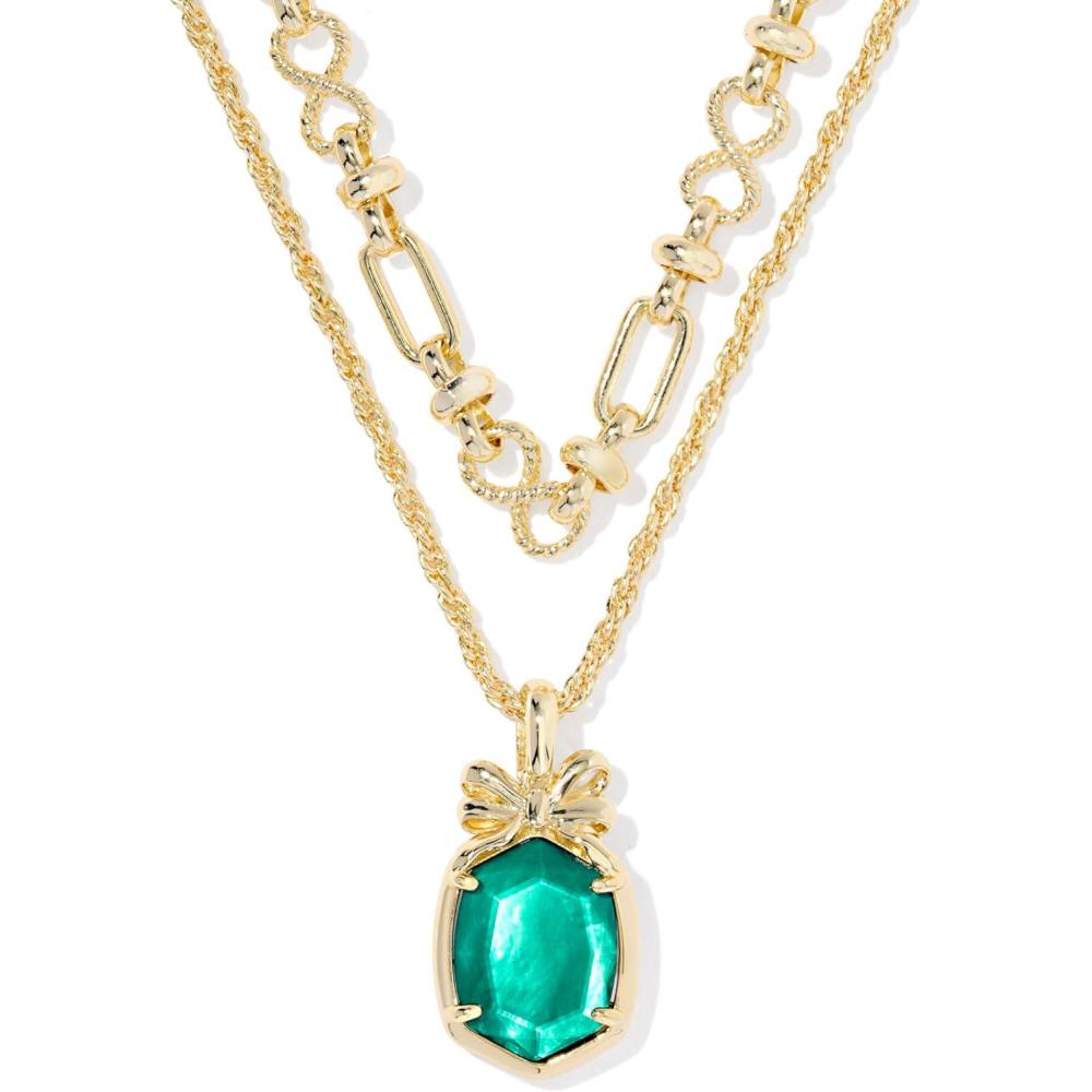 imageKendra Scott Daphne Bow Multi Strand Necklace Fashion Jewelry for WomenGOLD  PINE ILLUSION