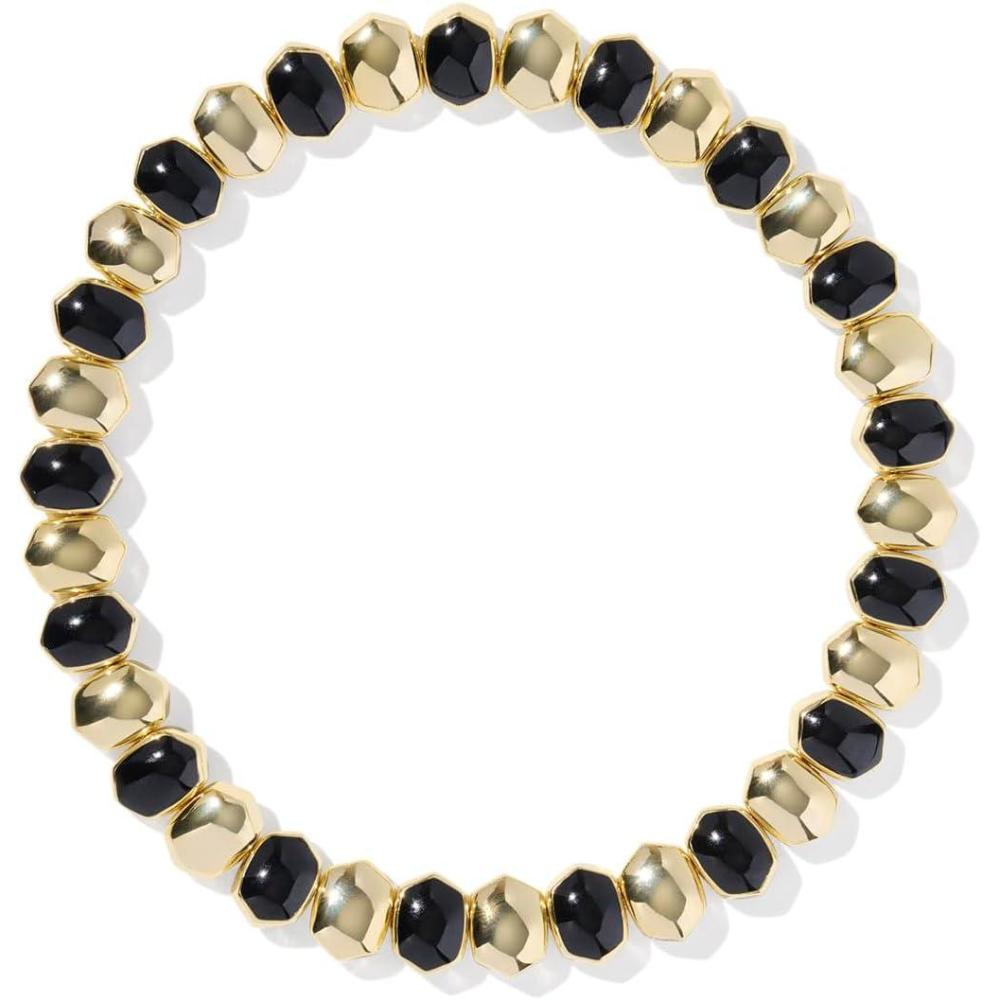 imageKendra Scott Daphne Enamel Stretch Bracelet Fashion Jewelry for WomenBLACK ENAMEL