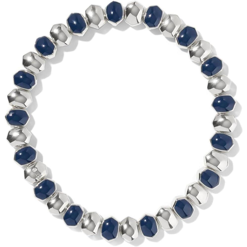 imageKendra Scott Daphne Enamel Stretch Bracelet Fashion Jewelry for WomenRhod Navy Enamel
