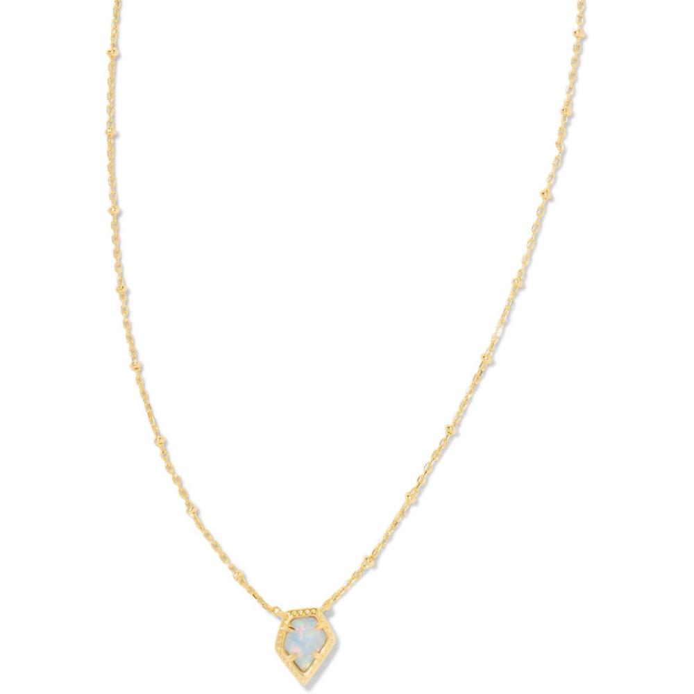 imageKendra Scott Framed Tess Satellite Pendant Necklace Fashion Jewelry for WomenGOLD LUSTER  LIGHT BLUE OPAL