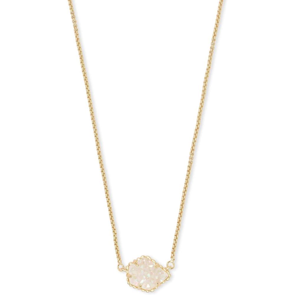 imageKendra Scott Tess Pendant Necklace for Women Fashion JewelryGOLD  IRIDESCENT DRUSY