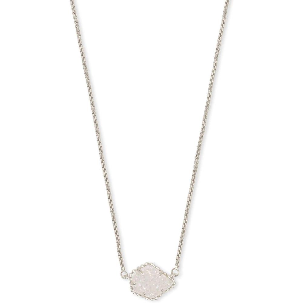 imageKendra Scott Tess Pendant Necklace for Women Fashion JewelryRHODIUM  IRIDESCENT DRUSY