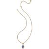 Kendra Scott Adeline Short Pendant Necklace, Fashion Jewelry for Women(BLUE LAPIS)