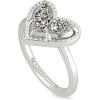 Kendra Scott Ari Heart Band Ring, Fashion Jewelry for Women(RHODIUM – PLATINUM DRUSY)