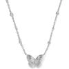 Kendra Scott Cailey Butterfly Pendant Necklace, Fashion Jewelry for Women(RHODIUM-IVORY MOTHER OF PEARL)