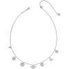 Kendra Scott Cailey Charm Necklace, Fashion Jewelry for Women(RHODIUM-VINTAGE SILVER METAL)