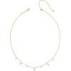 Kendra Scott Cailin Delicate Strand Necklace, Fashion Jewelry for Women(GOLD – WHITE CUBIC ZIRCONIA)
