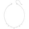 Kendra Scott Cailin Delicate Strand Necklace, Fashion Jewelry for Women(RHODIUM – WHITE CUBIC ZIRCONIA)