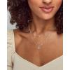 Kendra Scott Clove Multi Strand Adjustable Length Necklace for Women, Fashion Jewelry(BRIGHT SILVER – WHITE GOLD METAL)
