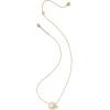 Kendra Scott Football Helmet Short Pendant Necklace, Fashion Jewelry for Women(GOLD-PLATED)