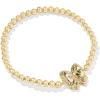 Kendra Scott Haley Bow Stretch Bracelet, Fashion Jewelry for Women(GOLD – IVORY MOTHER OF PEARL)
