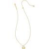 Kendra Scott Ice Skate Short Pendant Necklace, Fashion Jewelry for Women(GOLD-PLATED)