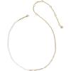 Kendra Scott Markie Half Chain Bracelet in Freshwater Cultured Pearl, Fashion Jewelry for Women(GOLD-FRESHWATER CULTURED PEARL)