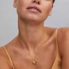 Kendra Scott Meredith Charm Necklace, 18k Gold Vermeil, White Topaz