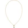 Kendra Scott Mini Elisa Toggle Short Pendant Necklace, Fashion Jewelry for Women(GOLD – GREEN TIGERS EYE)