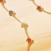 Kendra Scott Sierra Star Crystal Strand Necklace, Fashion Jewelry for Women(GOLD – RED WHITE BLUE MIX)
