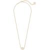 Kendra Scott Tess Pendant Necklace for Women, Fashion Jewelry(GOLD – IRIDESCENT DRUSY)