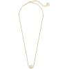 Kendra Scott Tess Pendant Necklace for Women, Fashion Jewelry(GOLD-PLATED – IVORY MOTHER OF PEARL)