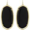 Kendra Scott Danielle Statement Earrings for Women, Fashion Jewelry(Black)