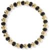 Kendra Scott Daphne Enamel Stretch Bracelet, Fashion Jewelry for Women(BLACK ENAMEL)