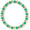Kendra Scott Daphne Enamel Stretch Bracelet, Fashion Jewelry for Women(Gold Green Enamel)
