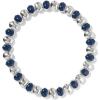 Kendra Scott Daphne Enamel Stretch Bracelet, Fashion Jewelry for Women(Rhod Navy Enamel)
