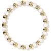 Kendra Scott Daphne Enamel Stretch Bracelet, Fashion Jewelry for Women(WHITE ENAMEL)