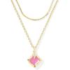 Kendra Scott Joelle Multi Strand Necklace, Fashion Jewelry for Women(AZALEA ILLUSION)
