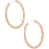 Kendra Scott Maggie 2.5″ Hoop Earrings for Women, Fashion Jewelry(ROSE GOLD – FILIGREE METAL)