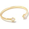 Kendra Scott Mallory Cuff Bracelet(GOLD – IRIDESCENT DRUSY)