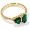 Kendra Scott Tatum Band Ring, Fashion Jewelry for Women(Gold Green Mix)