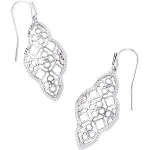 Kendra Scott Abbie Drop Earring, Fashion Jewelry for Women(RHODIUM)