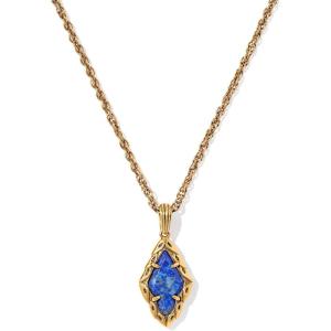 Kendra Scott Adeline Short Pendant Necklace, Fashion Jewelry for Women(BLUE LAPIS)