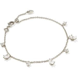 Kendra Scott Cailin Delicate Chain Bracelet, Fashion Jewelry for Women(RHODIUM – WHITE CUBIC ZIRCONIA)