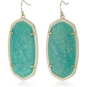Kendra Scott Danielle Statement Earrings for Women, Fashion Jewelry(Amazonite/Gold plated)