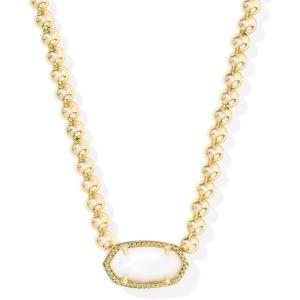 Kendra Scott Elisa Beaded Necklace, Fashion Jewelry for Women(IVORY MOTHER OF PEARL)