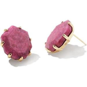 Kendra Scott Morgan Earrings(GOLD – RASPBERRY LABRODITE)