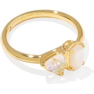 Kendra Scott Tatum Band Ring, Fashion Jewelry for Women(GOLD – NEUTRAL MIX)