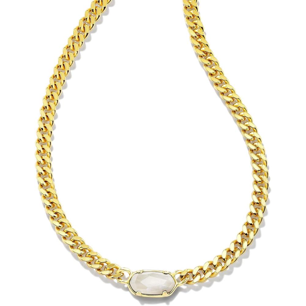 imageKendra Scott Elisa 18k Gold Vermeil Curb Chain Necklace Fine Jewelry for Women