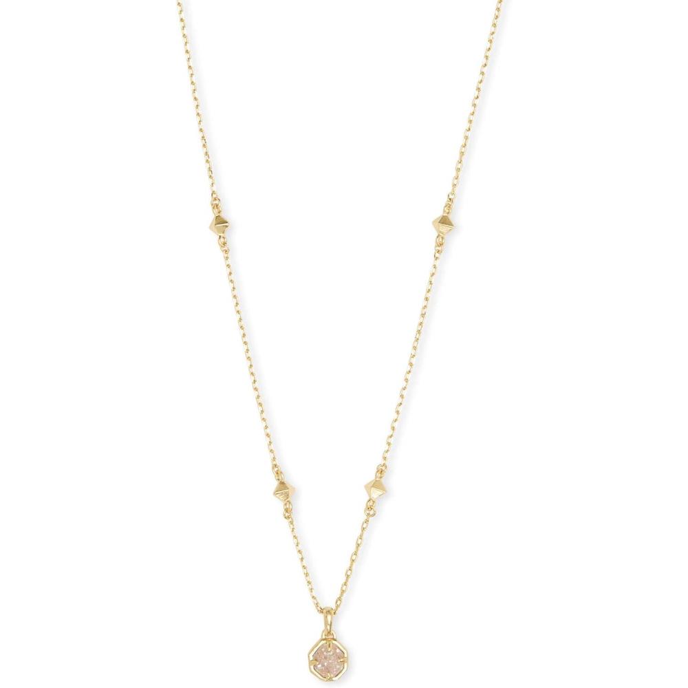 imageKendra Scott Nola Pendant Necklace for Women Fashion JewelryGOLD  IRIDESCENT DRUSY