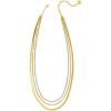 Kendra Scott Taytum Multi Strand Necklace in Silver-Plated Brass, Fashion Jewelry for Women, Mixed Metal