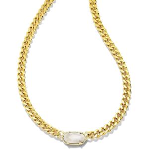 Kendra Scott Elisa 18k Gold Vermeil Curb Chain Necklace, Fine Jewelry for Women