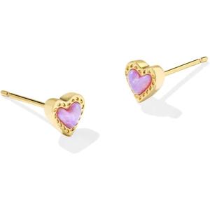 Kendra Scott Mini Ari Heart Stud Earring, Fashion Jewelry for Women