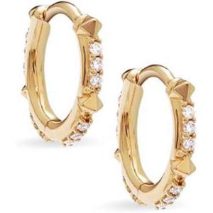Kendra Scott White Diamond Jett Earrings in 14k Gold, Fine Jewelry for Women