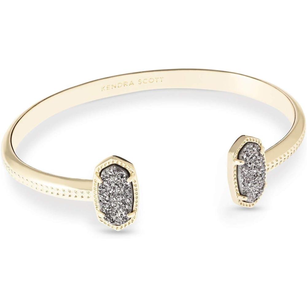 imageKendra Scott Elton Cuff Bracelet for Women Fashion JewelryGOLD  PLATINUM DRUSY