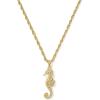 Kendra Scott Seahorse Short Pendant Necklace(GOLD METAL)